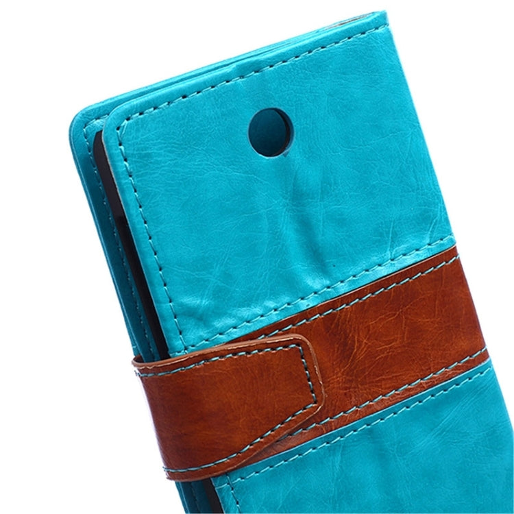 Crazy Horse Texture Horizontal Flip Color Matching Leather Case with Card Slots & Wallet & Holder for Microsoft Lumia 430