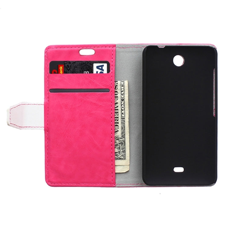 Crazy Horse Texture Horizontal Flip Color Matching Leather Case with Card Slots & Wallet & Holder for Microsoft Lumia 430