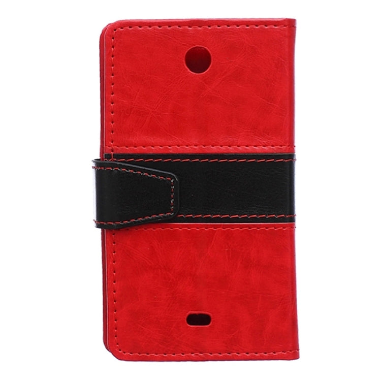 Crazy Horse Texture Horizontal Flip Color Matching Leather Case with Card Slots & Wallet & Holder for Microsoft Lumia 430