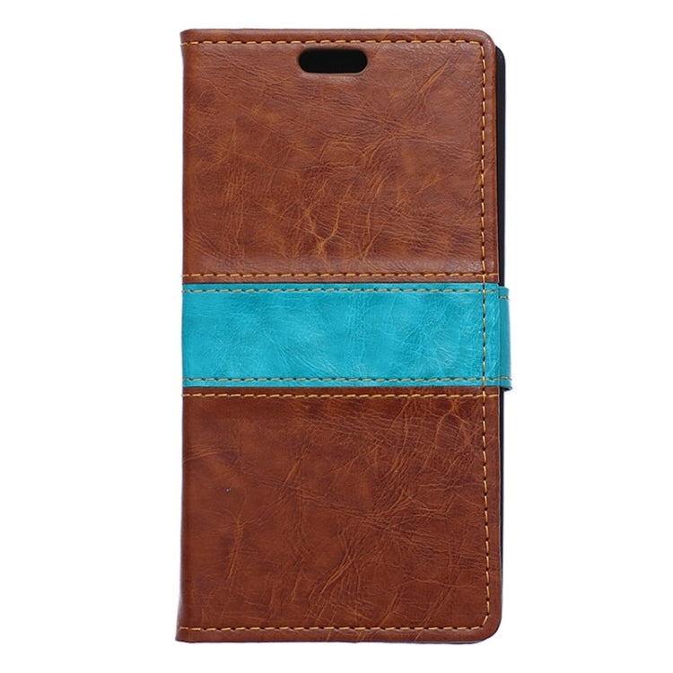 Crazy Horse Texture Horizontal Flip Color Matching Leather Case with Card Slots & Wallet & Holder for Microsoft Lumia 430