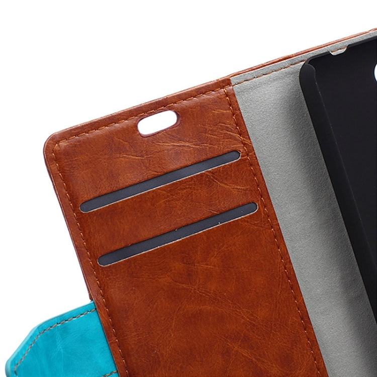 Crazy Horse Texture Horizontal Flip Color Matching Leather Case with Card Slots & Wallet & Holder for Microsoft Lumia 430
