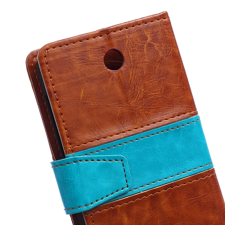 Crazy Horse Texture Horizontal Flip Color Matching Leather Case with Card Slots & Wallet & Holder for Microsoft Lumia 430