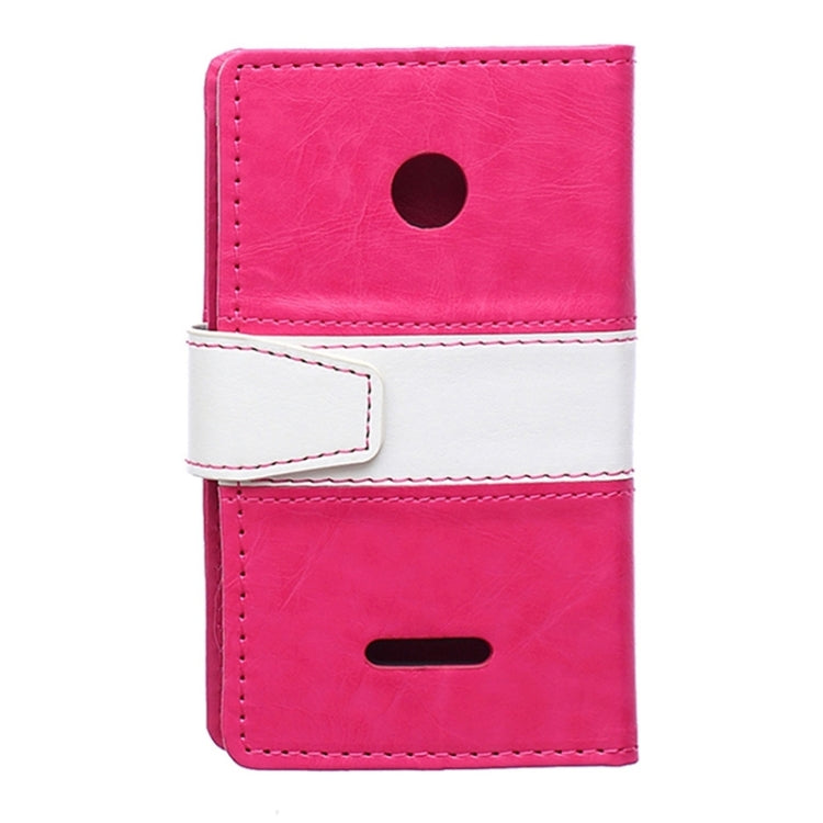 Crazy Horse Texture Horizontal Flip Color Matching Leather Case with Card Slots & Wallet & Holder for Microsoft Lumia 435