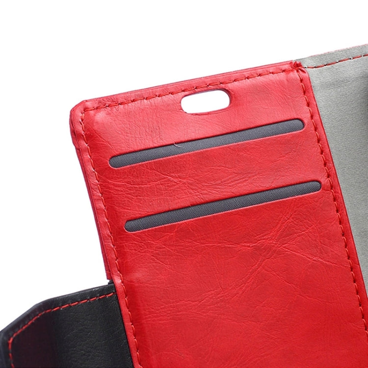 Crazy Horse Texture Horizontal Flip Color Matching Leather Case with Card Slots & Wallet & Holder for Microsoft Lumia 435