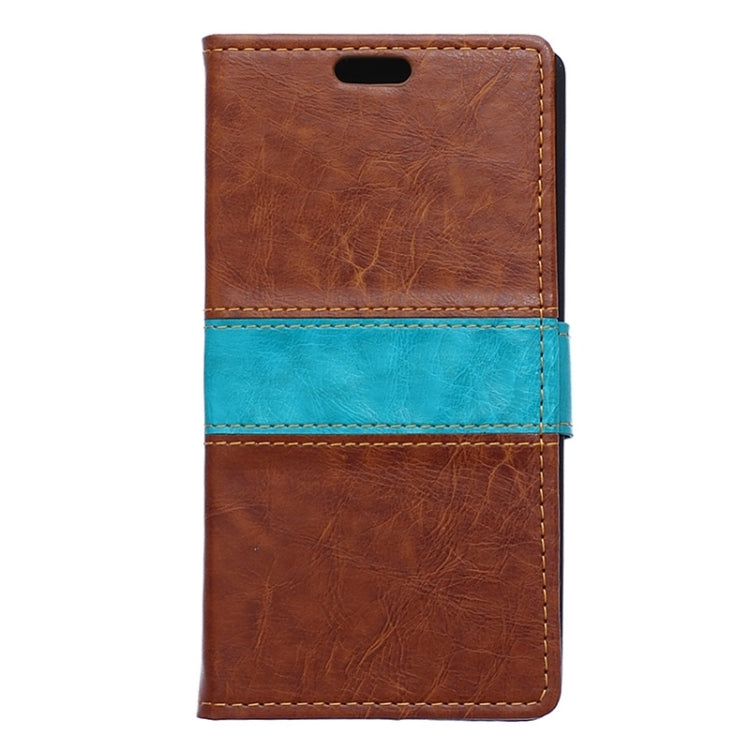 Crazy Horse Texture Horizontal Flip Color Matching Leather Case with Card Slots & Wallet & Holder for Microsoft Lumia 435