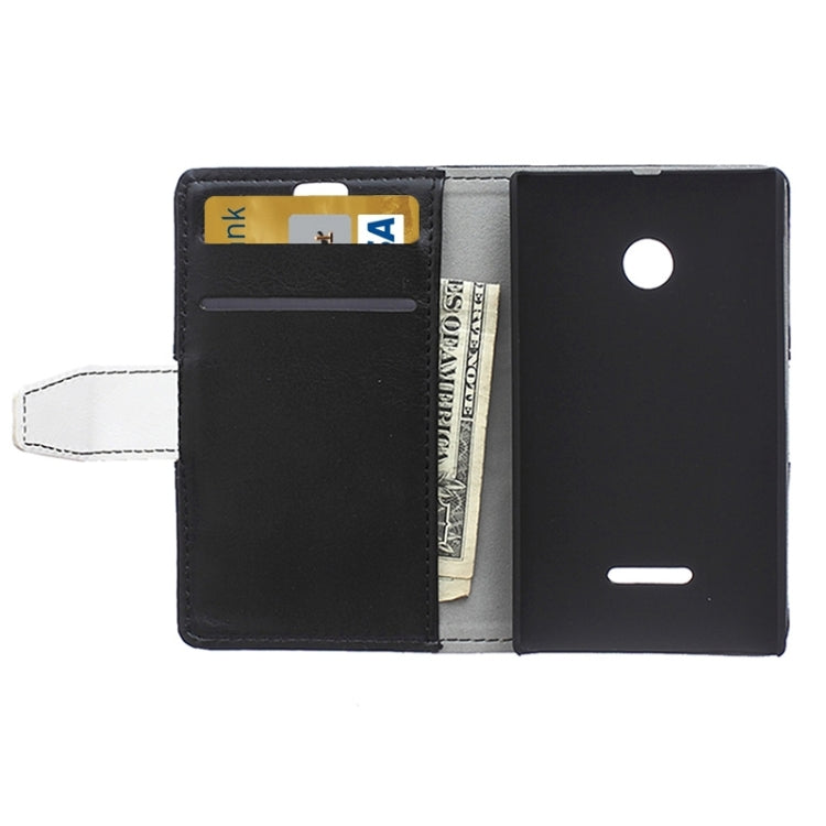 Crazy Horse Texture Horizontal Flip Color Matching Leather Case with Card Slots & Wallet & Holder for Microsoft Lumia 532