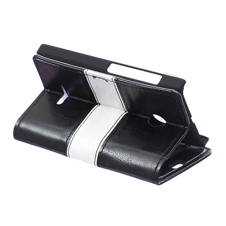 Crazy Horse Texture Horizontal Flip Color Matching Leather Case with Card Slots & Wallet & Holder for Microsoft Lumia 532