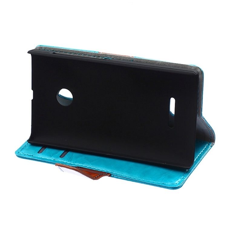 Crazy Horse Texture Horizontal Flip Color Matching Leather Case with Card Slots & Wallet & Holder for Microsoft Lumia 532