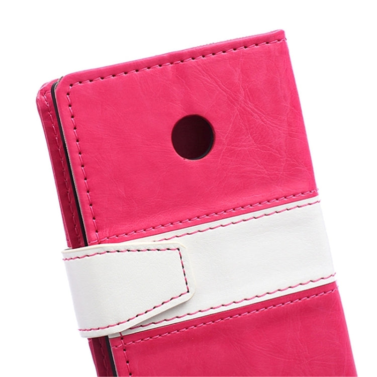 Crazy Horse Texture Horizontal Flip Color Matching Leather Case with Card Slots & Wallet & Holder for Microsoft Lumia 532