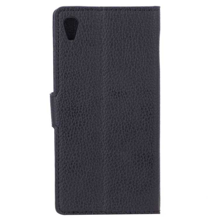Litchi Texture Horizontal Flip Magnetic Buckle Leather Case with Card Slots & Wallet & Holder for Sony Xperia Z3+