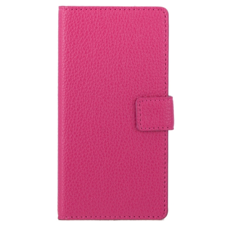 Litchi Texture Horizontal Flip Magnetic Buckle Leather Case with Card Slots & Wallet & Holder for Sony Xperia Z3+