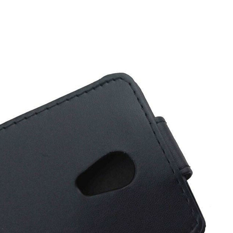 Vertical Flip Magnetic Snap Leather Case for Motorola Moto G (2nd Gen.) / XT1063 / XT1068 / XT1069(Black)