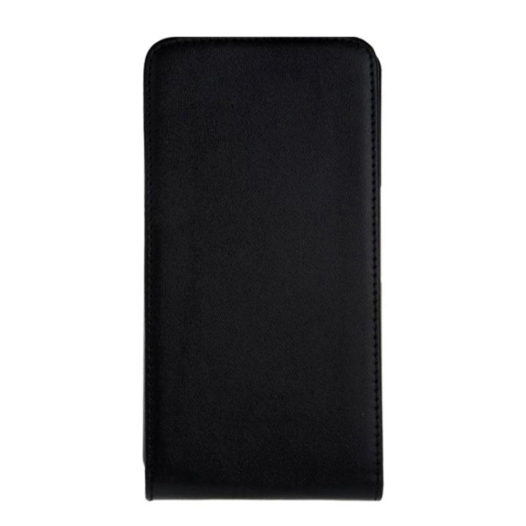 Vertical Flip Magnetic Snap Leather Case for Google Nexus 6(Black)