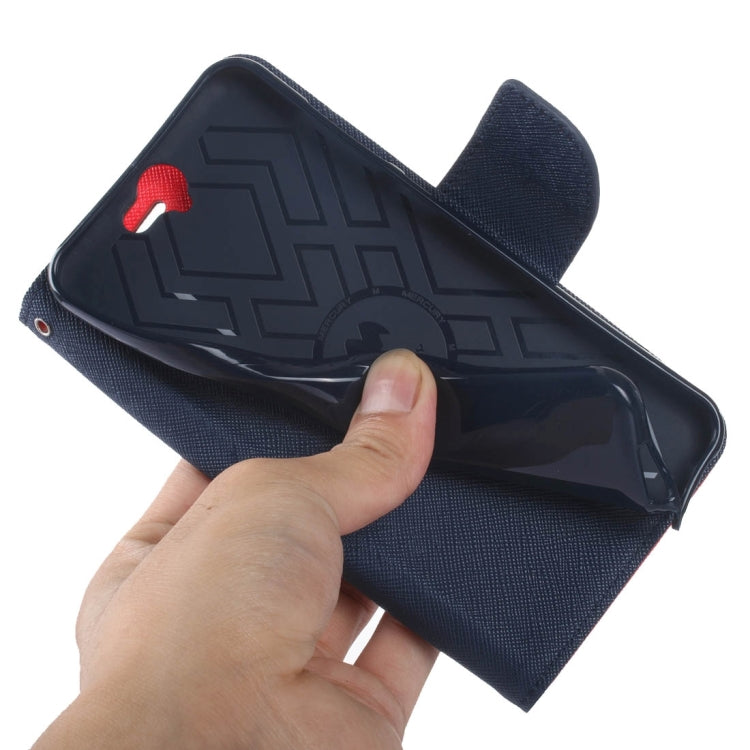 For HTC One A9 Color Matching Cross Texture Flip Leather Case with Holder & Card Slots & Wallet