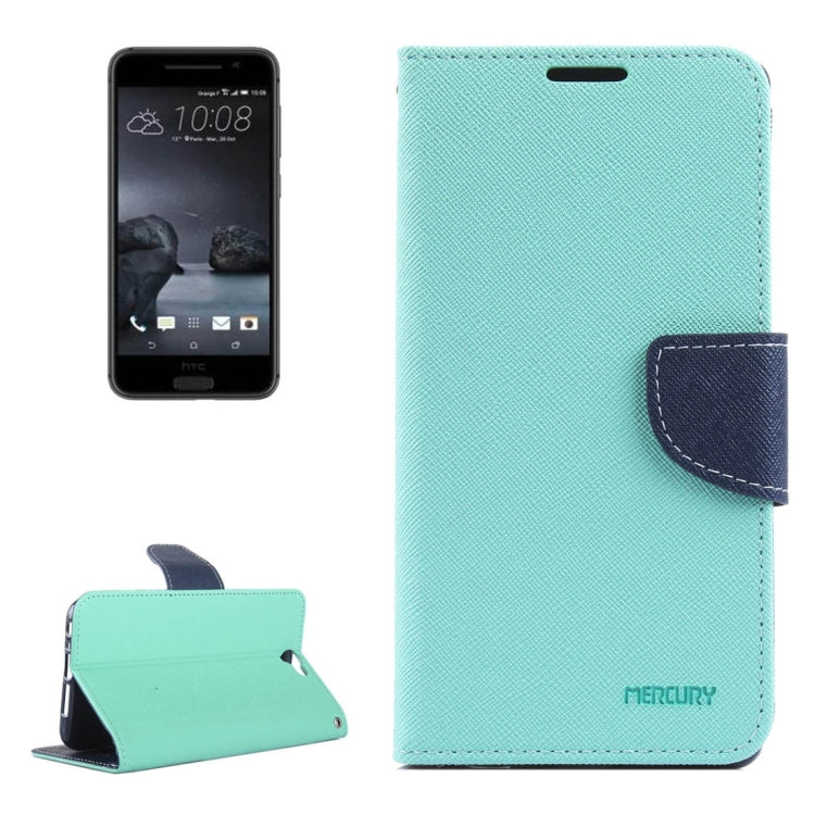 For HTC One A9 Color Matching Cross Texture Flip Leather Case with Holder & Card Slots & Wallet