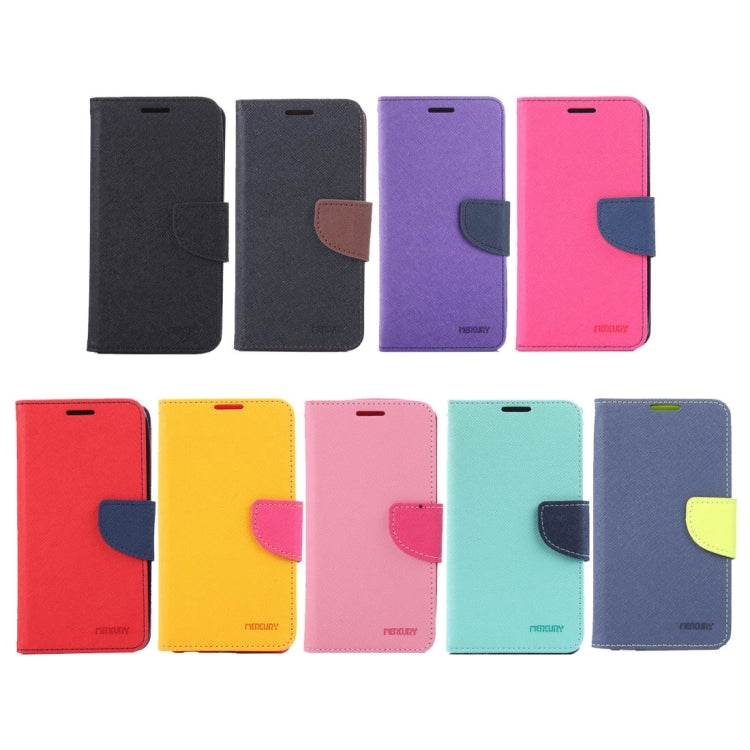 For HTC One A9 Color Matching Cross Texture Flip Leather Case with Holder & Card Slots & Wallet