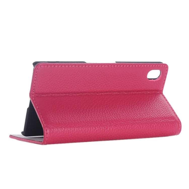 Litchi Texture Leather Case with Holder & Card Slot for Sony Xperia Z4