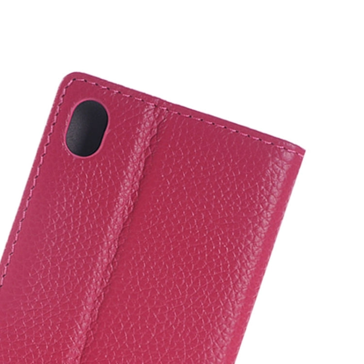 Litchi Texture Leather Case with Holder & Card Slot for Sony Xperia Z4