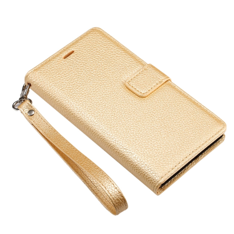 For Huawei  P8 Standard Edition, Litchi Texture Leather Case with Card Slots & Holder & Wallet & Photo Frame & Lanyard