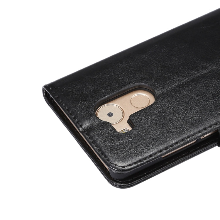 For Huawei  Mate 8 Crazy Horse Texture Horizontal Flip Leather Case with Card Slots & Holder & Wallet & Photo Frame & Lanyard