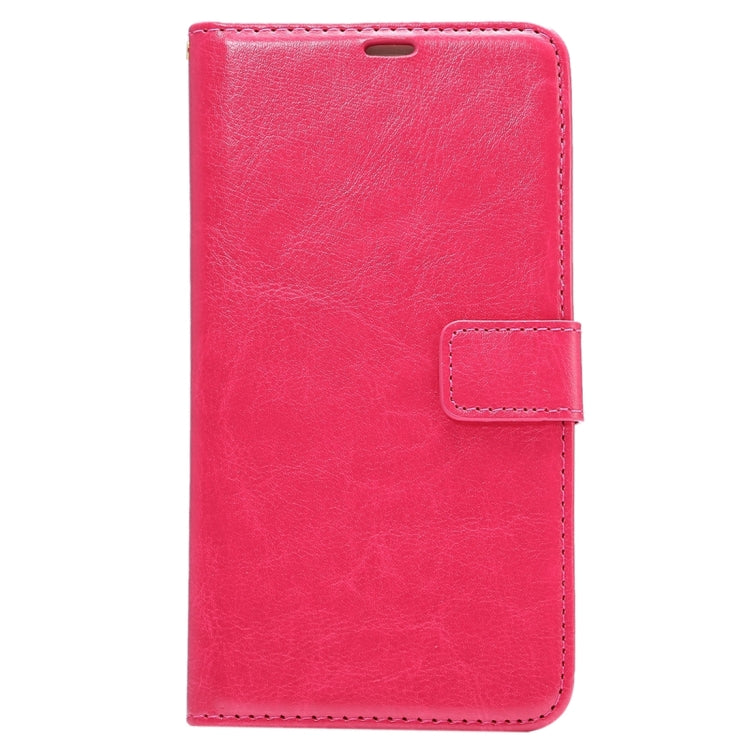 For Huawei  Mate 8 Crazy Horse Texture Horizontal Flip Leather Case with Card Slots & Holder & Wallet & Photo Frame & Lanyard