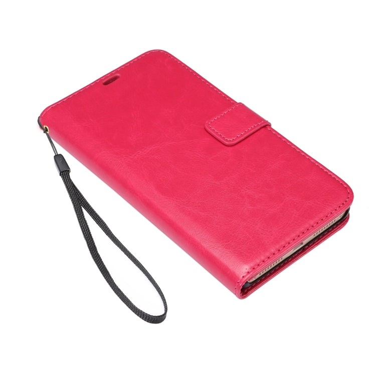 For Huawei  Mate 8 Crazy Horse Texture Horizontal Flip Leather Case with Card Slots & Holder & Wallet & Photo Frame & Lanyard