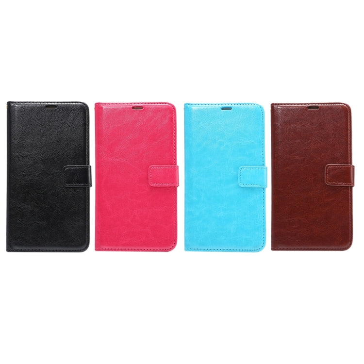 For Huawei  Mate 8 Crazy Horse Texture Horizontal Flip Leather Case with Card Slots & Holder & Wallet & Photo Frame & Lanyard