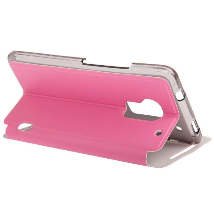 Brushed Texture Leather Case with Credit Card Slot & Holder for HTC One Max / T6 / 809d