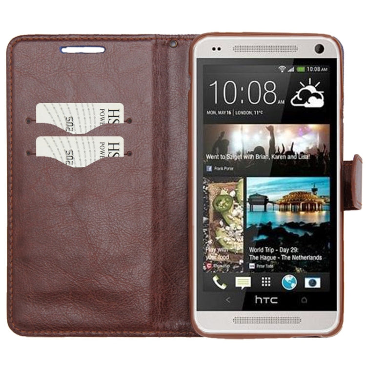 Denim Texture Horizontal Flip Leather Case with Holder & Credit Card Slots for HTC One Max / T6 / 809d   (Blue)