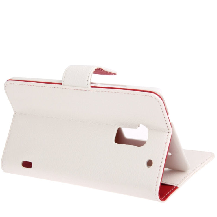 Litchi Texture Leather Case with Credit Card Slot & Holder for HTC One Max / T6 / 809d