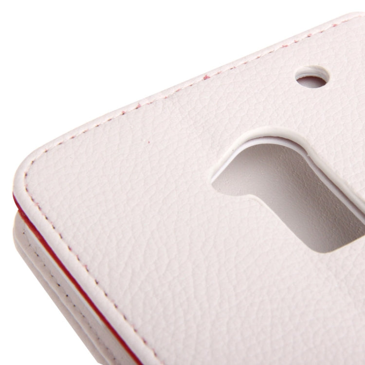 Litchi Texture Leather Case with Credit Card Slot & Holder for HTC One Max / T6 / 809d