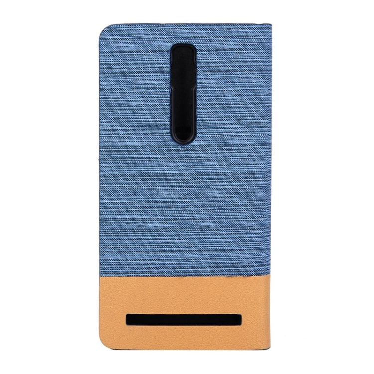 Horizontal Flip Canvas Leather Case with Card Slot & Holder for Asus Zenfone 2 ZE551ML