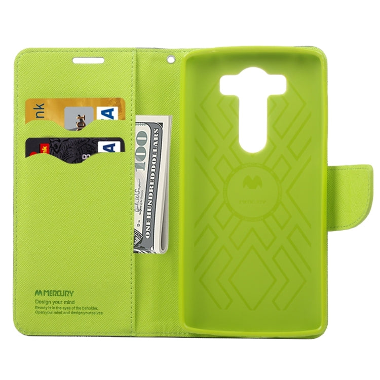 Cross Texture Horizontal Flip Leather Case with Holder & Wallet & Card Slots for LG V10