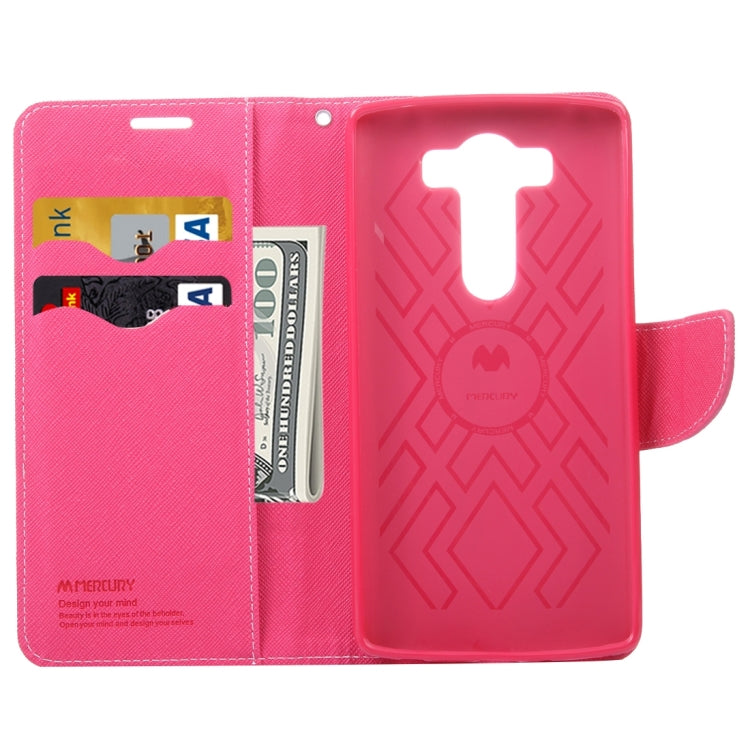 Cross Texture Horizontal Flip Leather Case with Holder & Wallet & Card Slots for LG V10