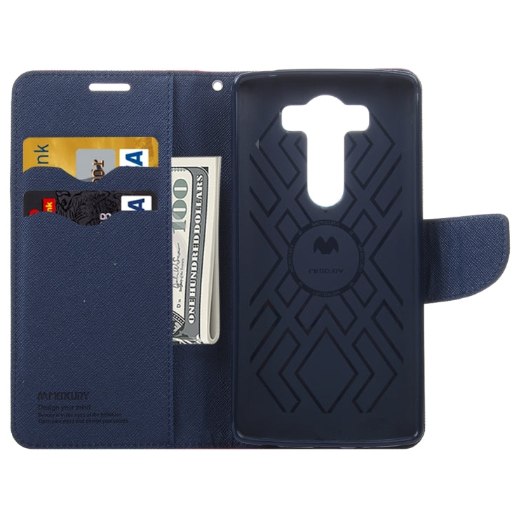 Cross Texture Horizontal Flip Leather Case with Holder & Wallet & Card Slots for LG V10