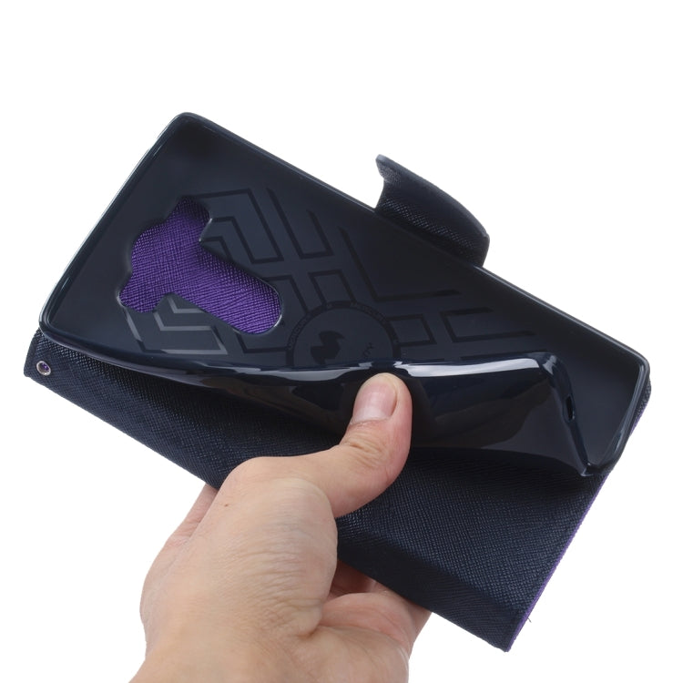 Cross Texture Horizontal Flip Leather Case with Holder & Wallet & Card Slots for LG V10