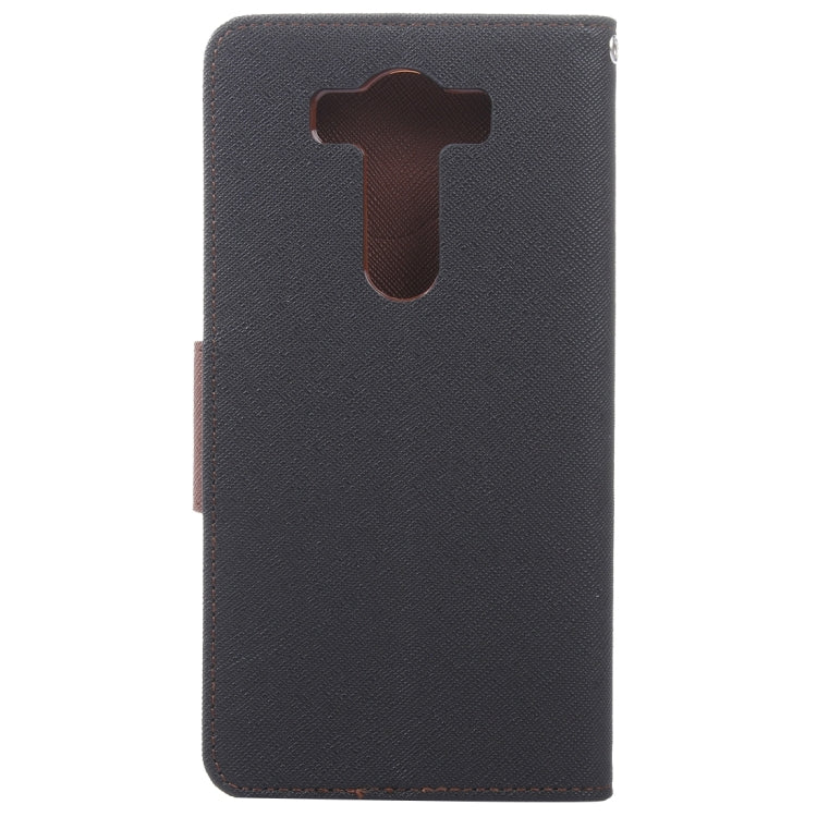 Cross Texture Horizontal Flip Leather Case with Holder & Wallet & Card Slots for LG V10