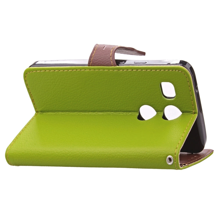 Leaf Magnetic Snap Litchi Texture Horizontal Flip Leather Case with Card Slots & Wallet & Holder & Lanyard for Google Nexus 5X