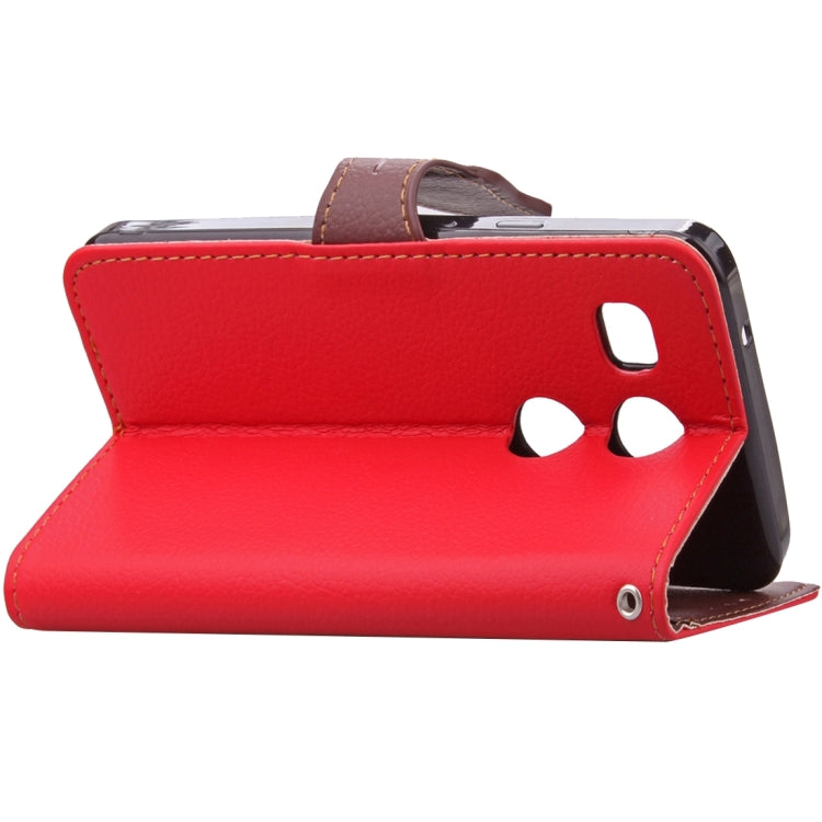 Leaf Magnetic Snap Litchi Texture Horizontal Flip Leather Case with Card Slots & Wallet & Holder & Lanyard for Google Nexus 5X