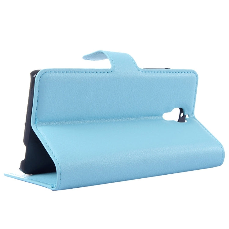 Litchi Texture Horizontal Flip Leather Case with Card Slots & Holder & Wallet for Xiaomi Mi 4