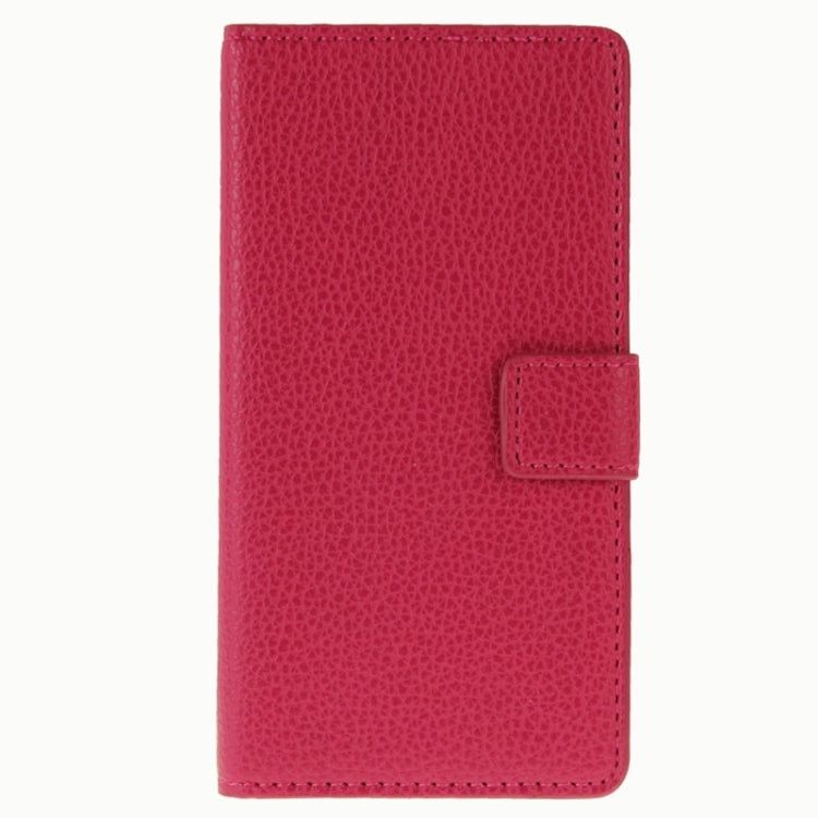Litchi Texture Horizontal Flip Leather Case with Card Slots & Wallet & Holder for Huawei P8 Lite