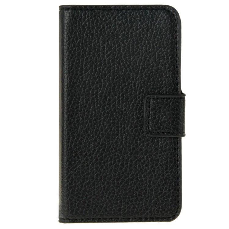 Litchi Texture Flip Leather Case with Holder & Card Slots & Wallet for Wiko Goa