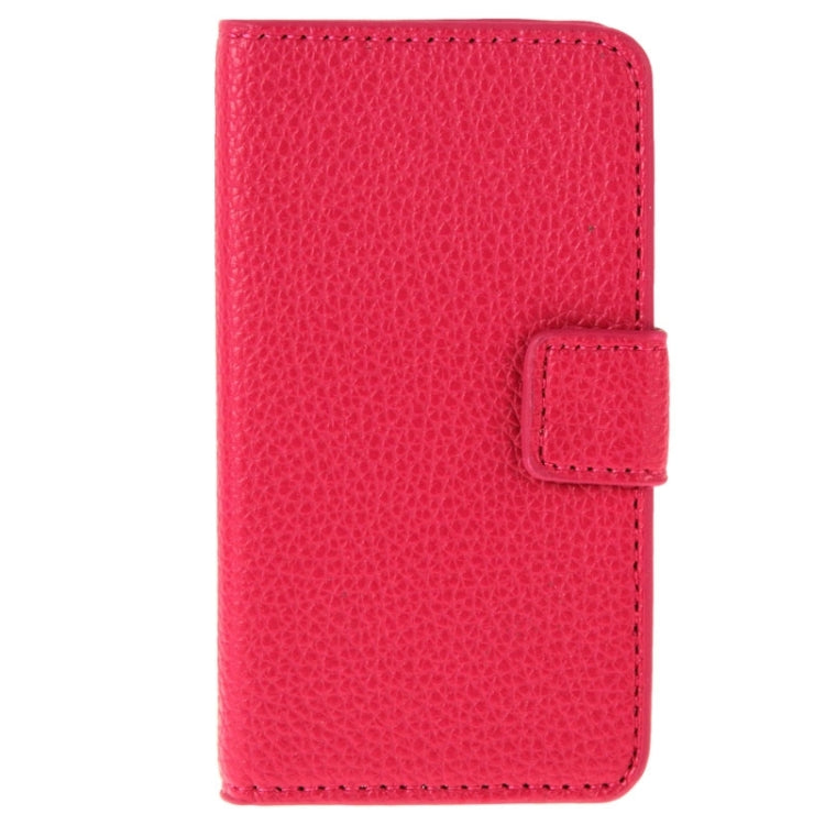 Litchi Texture Flip Leather Case with Holder & Card Slots & Wallet for Wiko Goa