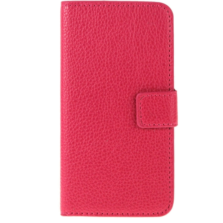 For Galaxy S6 / G920 Litchi Texture Flip Leather Case with Holder & Card Slots & Wallet