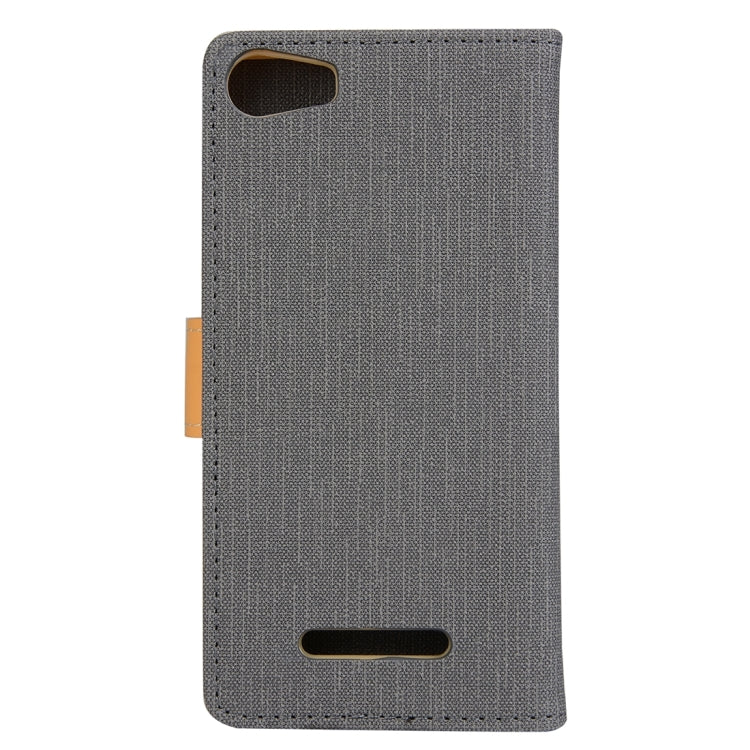 Cloth Texture Horizontal Flip Leather Case with Holder & Card Slots & Wallet for Wiko Lenny 2