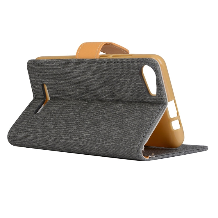 Cloth Texture Horizontal Flip Leather Case with Holder & Card Slots & Wallet for Wiko Lenny 2