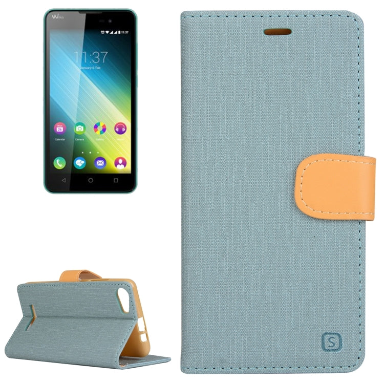 Cloth Texture Horizontal Flip Leather Case with Holder & Card Slots & Wallet for Wiko Lenny 2
