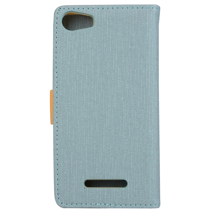 Cloth Texture Horizontal Flip Leather Case with Holder & Card Slots & Wallet for Wiko Lenny 2