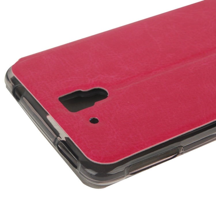 Crazy Horse Texture Horizontal Flip Leather Case with Holder for  Lenovo S898T /  S898T+