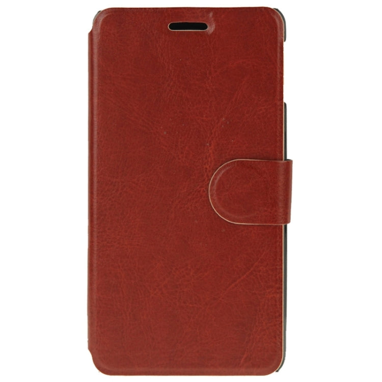 Crazy Horse Texture Horizontal Flip Leather Case with Holder for  Lenovo S898T /  S898T+